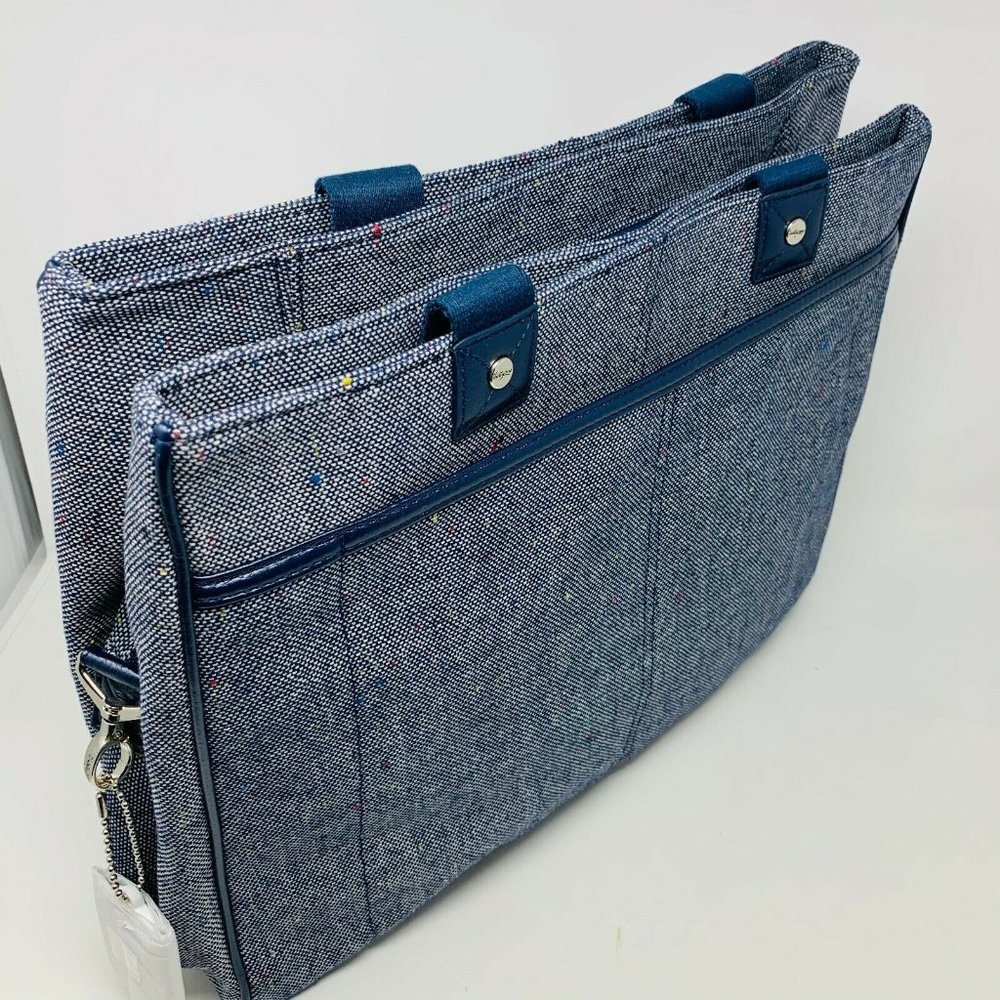 Thirty One Womens 10th Anniversary Navy Blue Bag